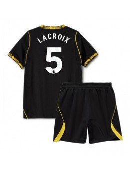 Otroški Nogometna dresi replika Chelsea Maxence Lacroix #5 Gostujoči 2026-27 Kratek rokav (+ hlače)